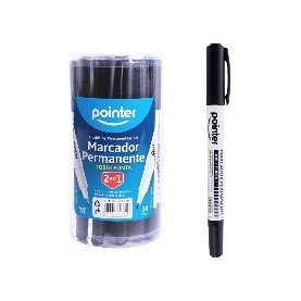 Comprar Rotulador permanente de punta doble, punta fina, tinta resistente  al agua, punta fina, tinta negra, Color fino, 0,5mm-1mm, 5 uds.
